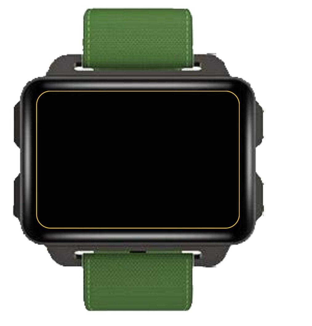 6x Schutzfolie klar für LEMFO LEM4 Smartwatch Disp (5)