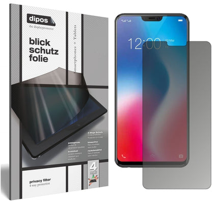 Blickschutzfolie für Vivo V9 Pro matt Schutzfolie  (1)