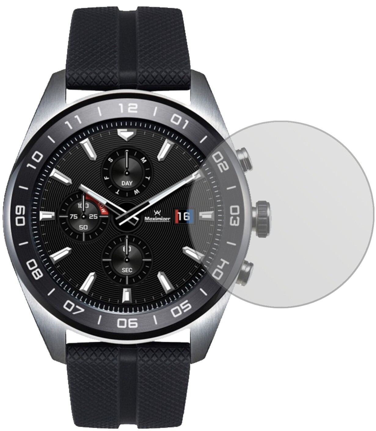 6x Schutzfolie matt für LG Watch W7 Display-Schutz (2)