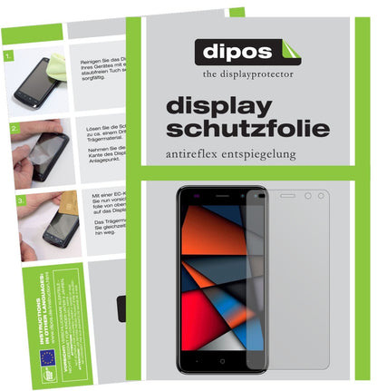 6x Schutzfolie matt für Intex Indie 6 Display-Schu (1)