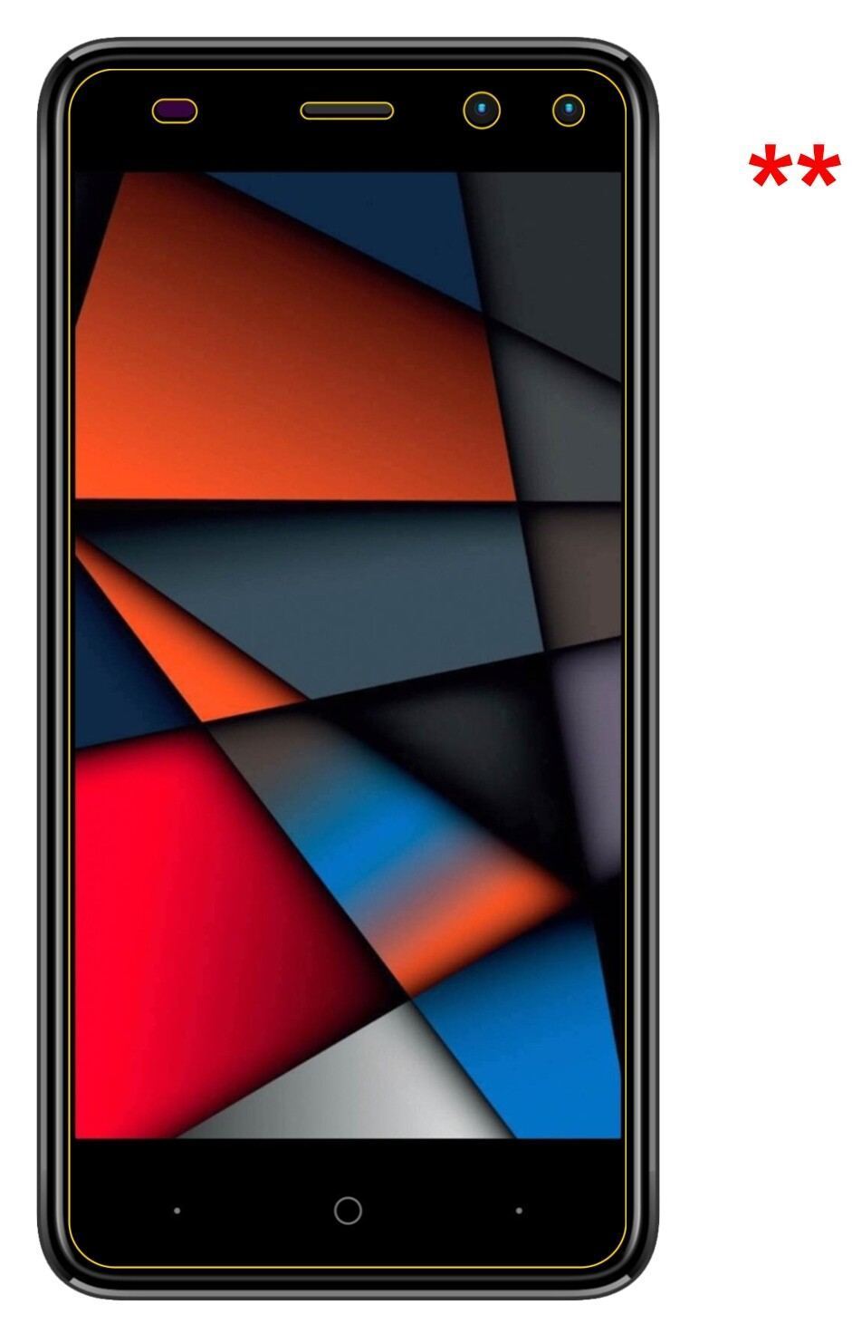 Blickschutzfolie für Intex Indie 6 matt Schutzfoli (5)