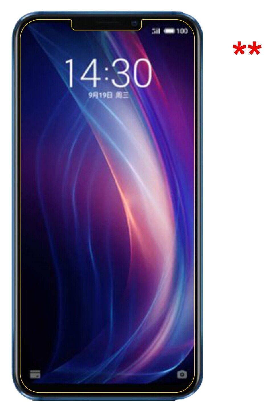 1x 9H Schutzfolie für Meizu X8 Panzerfolie (9)