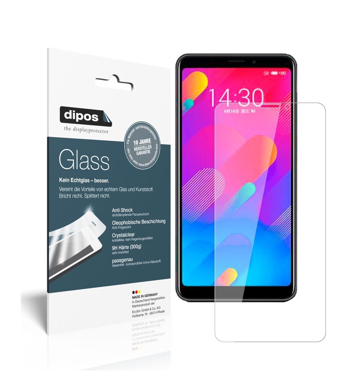 1x 9H Schutzfolie für Meizu V8 pro Panzerfolie (2)