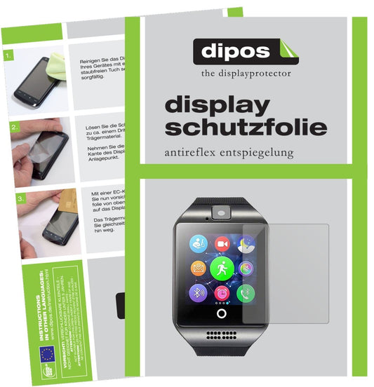 6x Schutzfolie matt für InterActive SmartWatch Q18 (1)