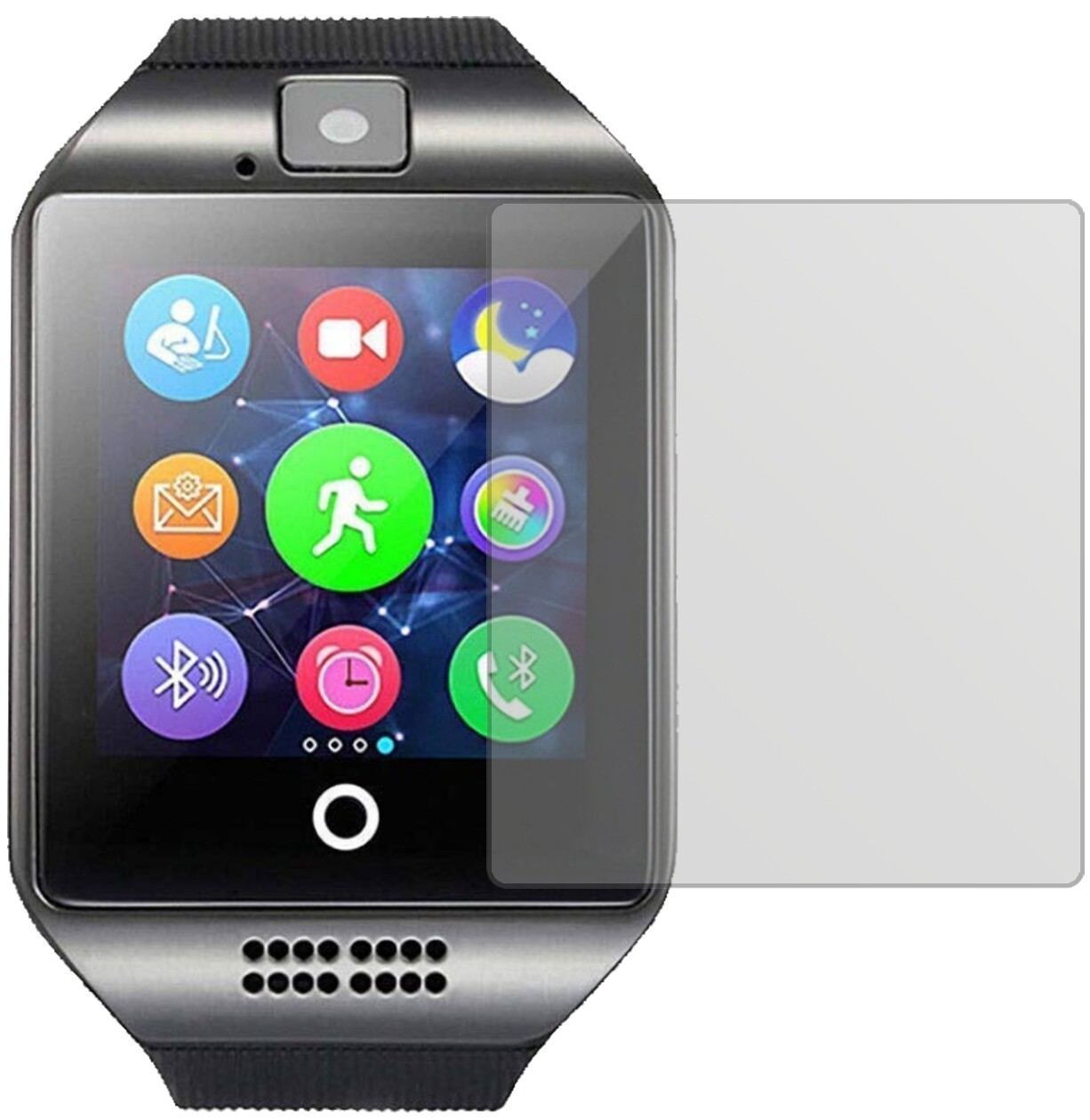 6x Schutzfolie matt für InterActive SmartWatch Q18 (2)