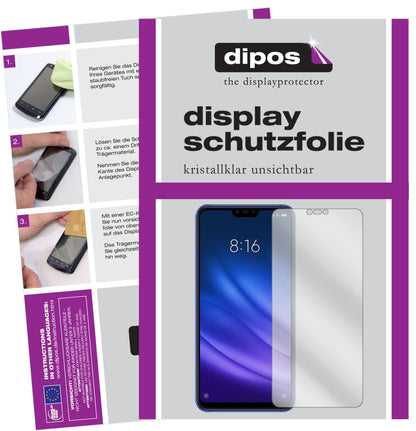 6x Schutzfolie klar für Xiaomi Mi 8 Lite Display-S (1)