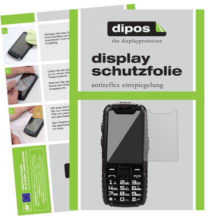 6x Schutzfolie matt für Guophone A6 Display-Schutz (1)