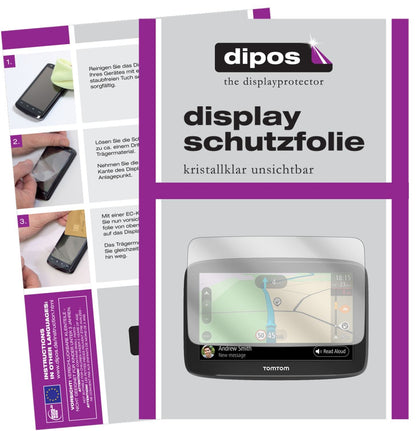 3x Schutzfolie klar für TomTom Go Basic Display-Sc (1)