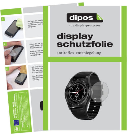 5x Schutzfolie matt für CanMixs CM08 Smartwatch Di (2)