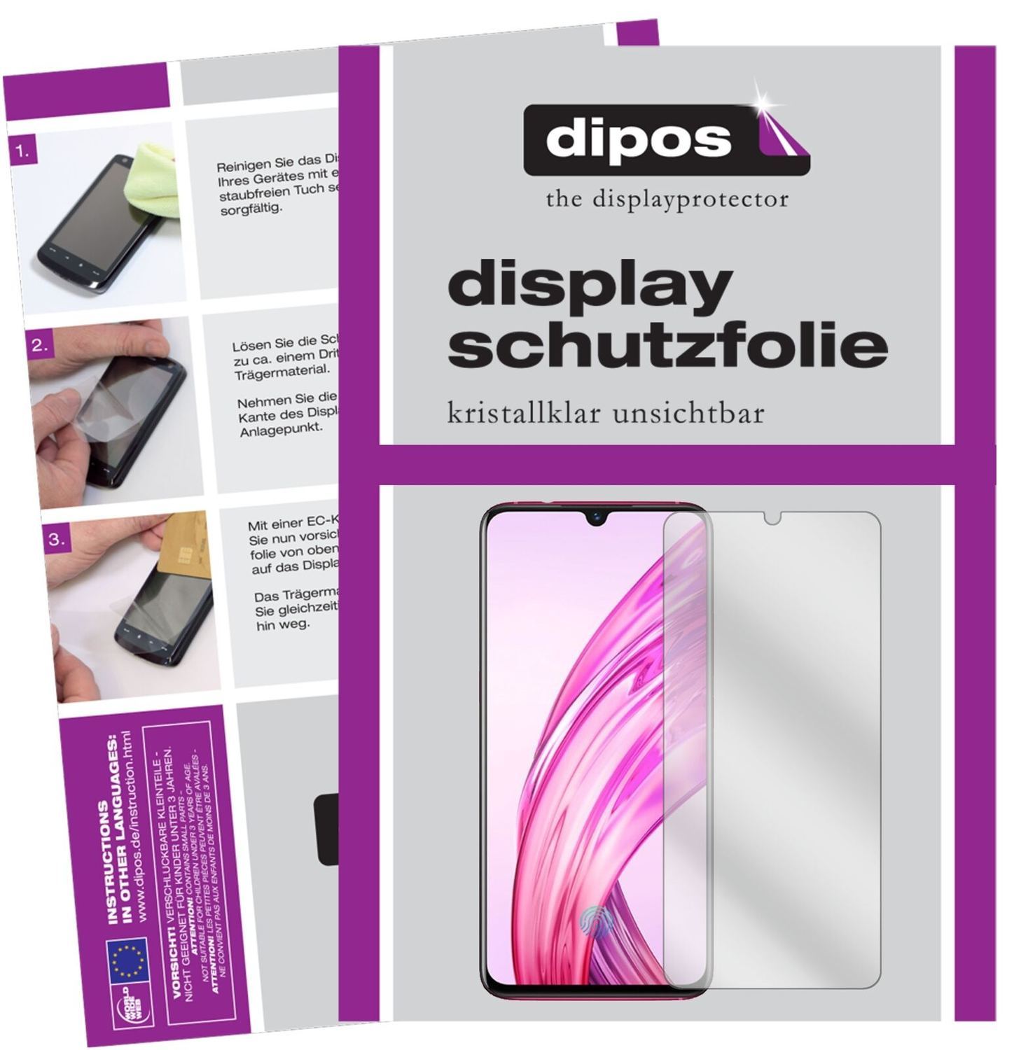 1x Schutzfolie klar für Vivo X23 Display-Schutzfol (2)