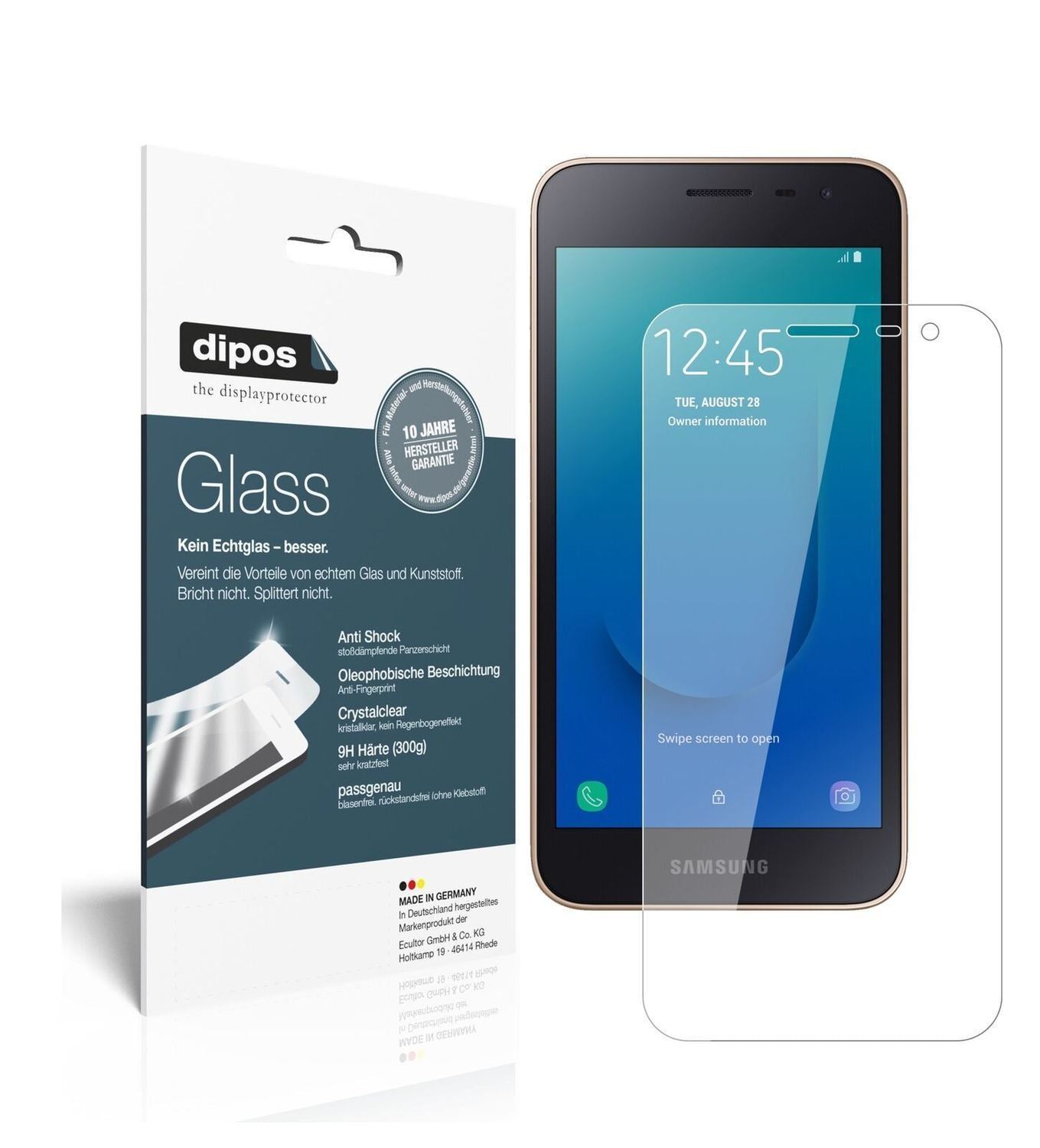 1x 9H Schutzfolie für Samsung Galaxy J2 Core (2018 (2)