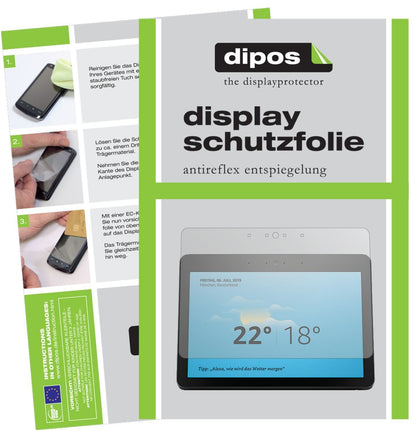2x Schutzfolie matt für Amazon Echo Show 2. Gen Di (1)