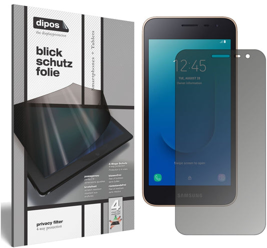 Blickschutzfolie für Samsung Galaxy J2 Core (2018) (1)