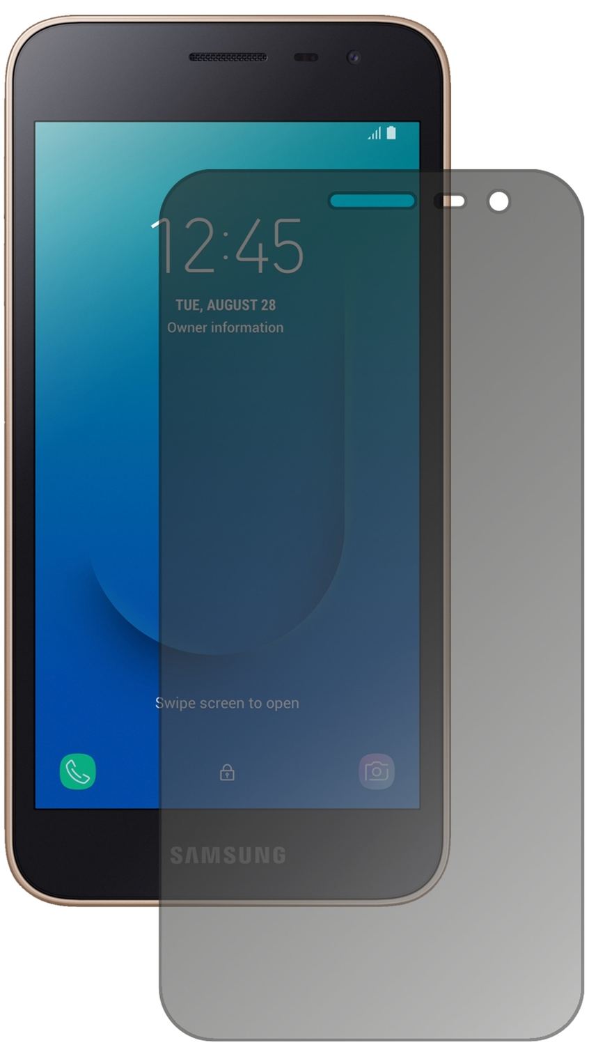 Blickschutzfolie für Samsung Galaxy J2 Core (2018) (2)