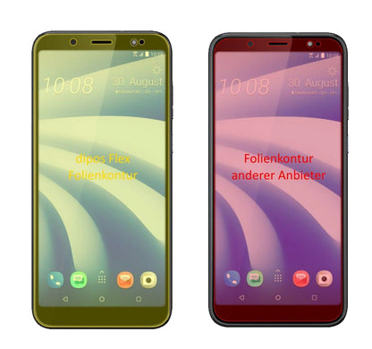 3x 3D Full Cover Schutzfolie für HTC U12 Life (2)