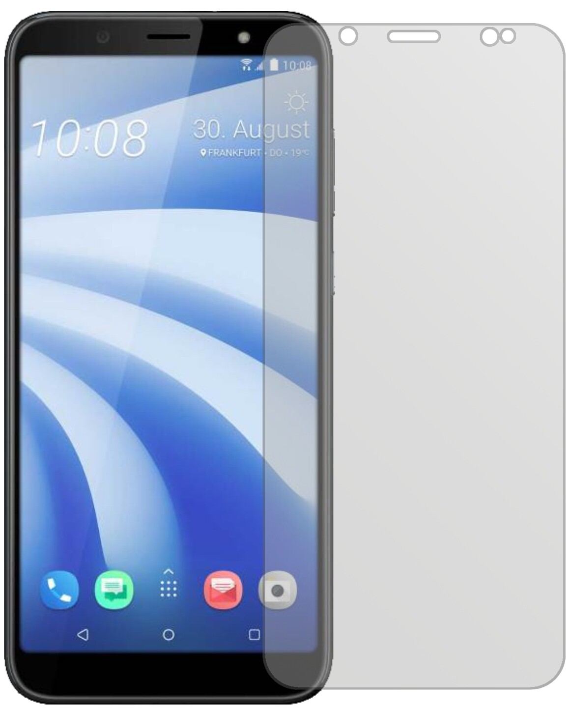 6x Schutzfolie matt für HTC U12 Life Display-Schut (2)