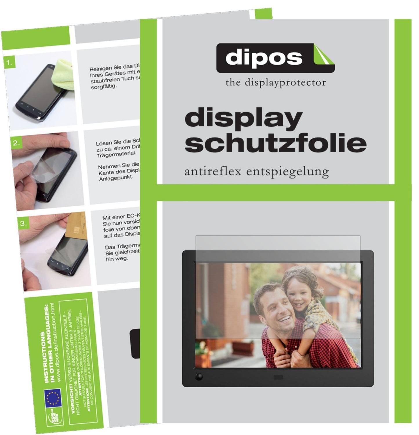 6x Schutzfolie matt für NIX Advance 8 Zoll Widescr (1)