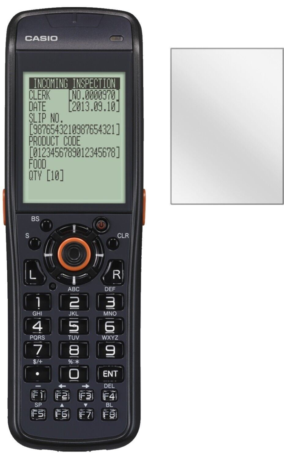 5x Schutzfolie klar für Casio DT-970 Display-Schut (1)