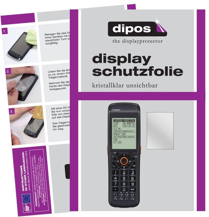 5x Schutzfolie klar für Casio DT-970 Display-Schut (2)