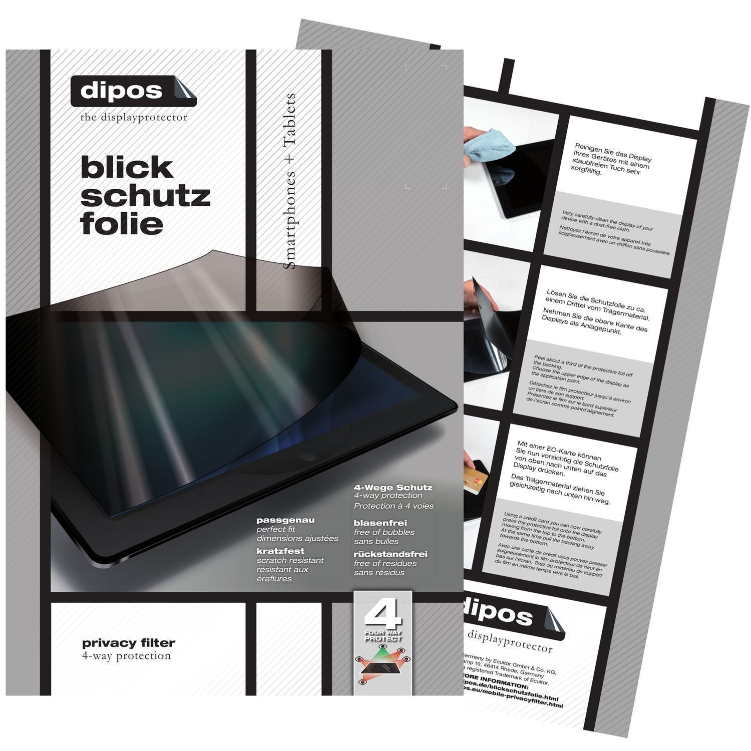 Blickschutzfolie für Lenovo TB-7504F matt Schutzfo (3)
