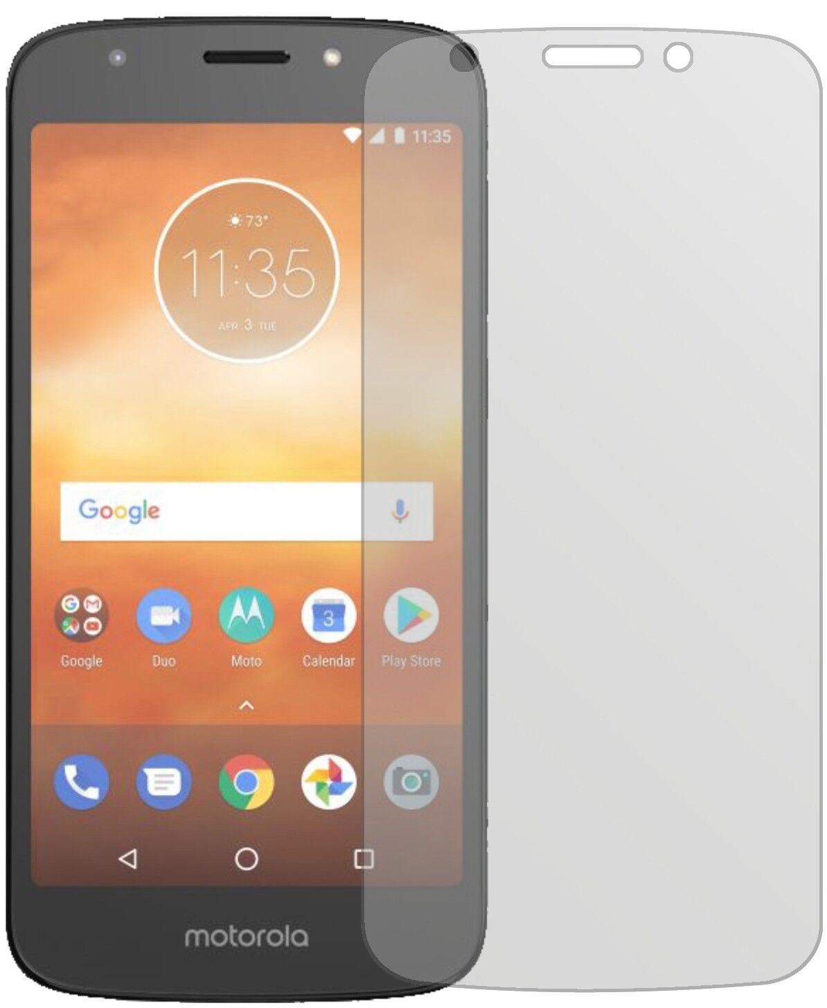 5x Schutzfolie matt für Motorola Moto E5 Play Go D (1)