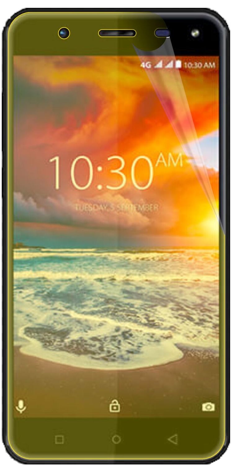 2x 3D Full Cover Schutzfolie für Karbonn Titanium  (3)