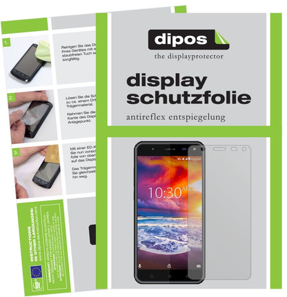 6x Schutzfolie matt für Karbonn Titanium Jumbo 3 D (1)