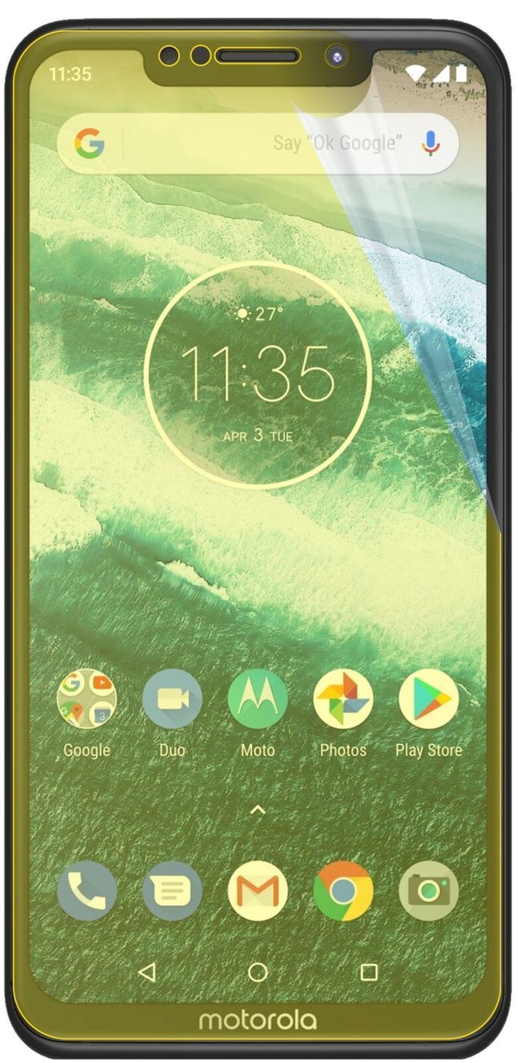 2x 3D Full Cover Schutzfolie für Motorola One Powe (3)