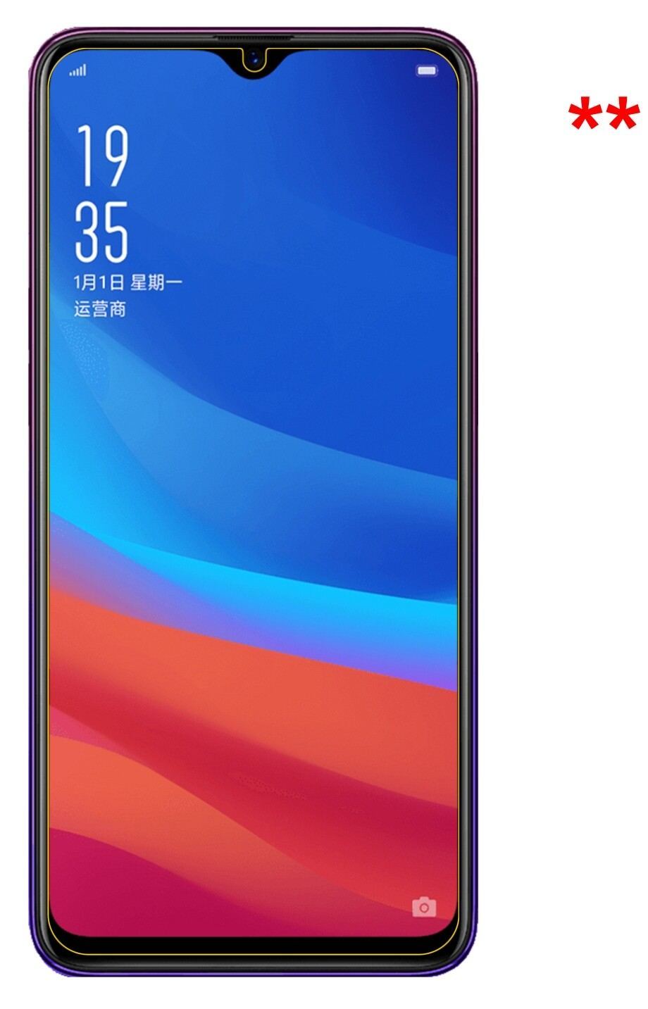 2x 9H Schutzfolie für Oppo A7x Panzerfolie (9)