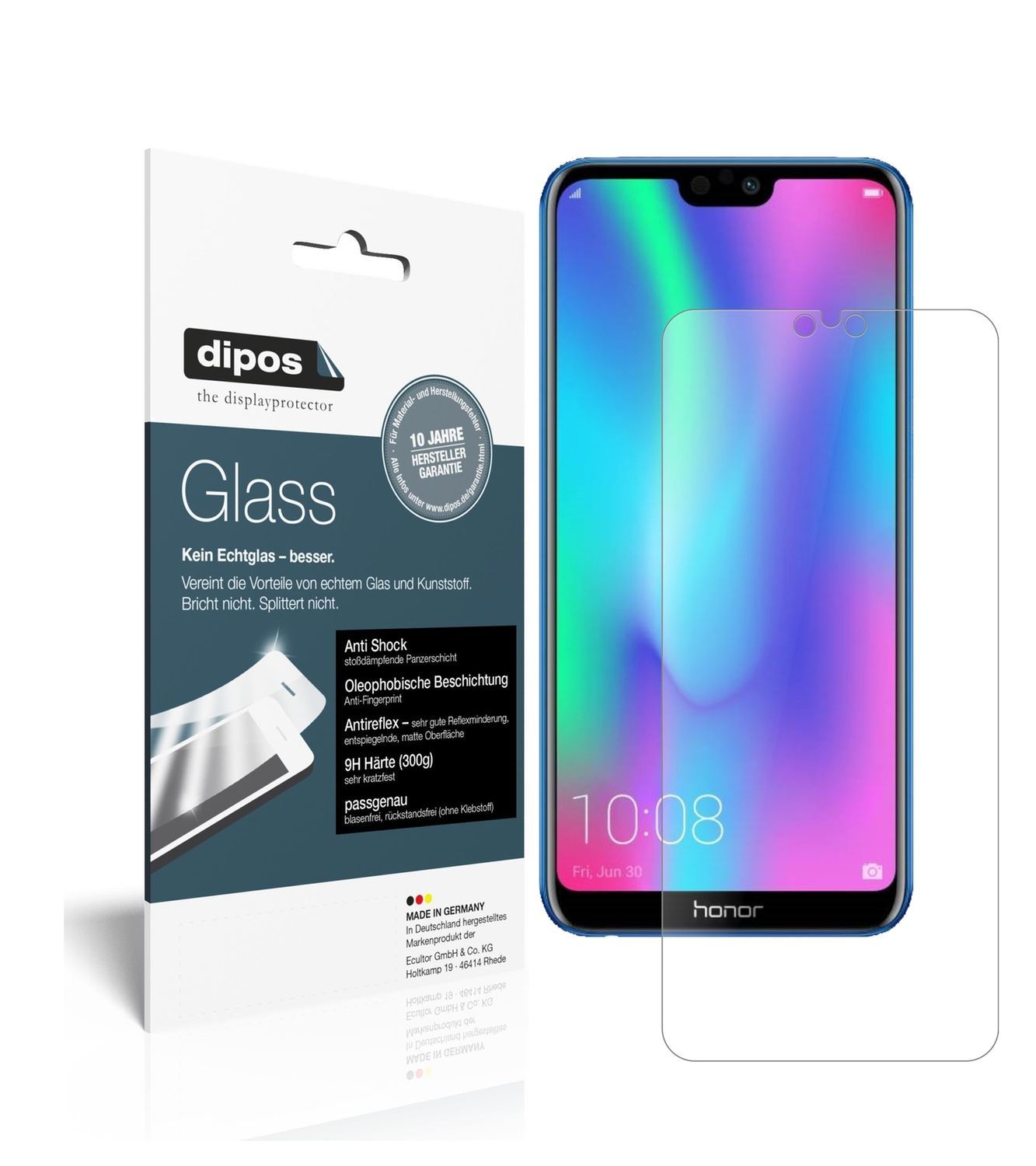 2x 9H Schutzfolie matt für Honor 9N Panzerfolie (1)