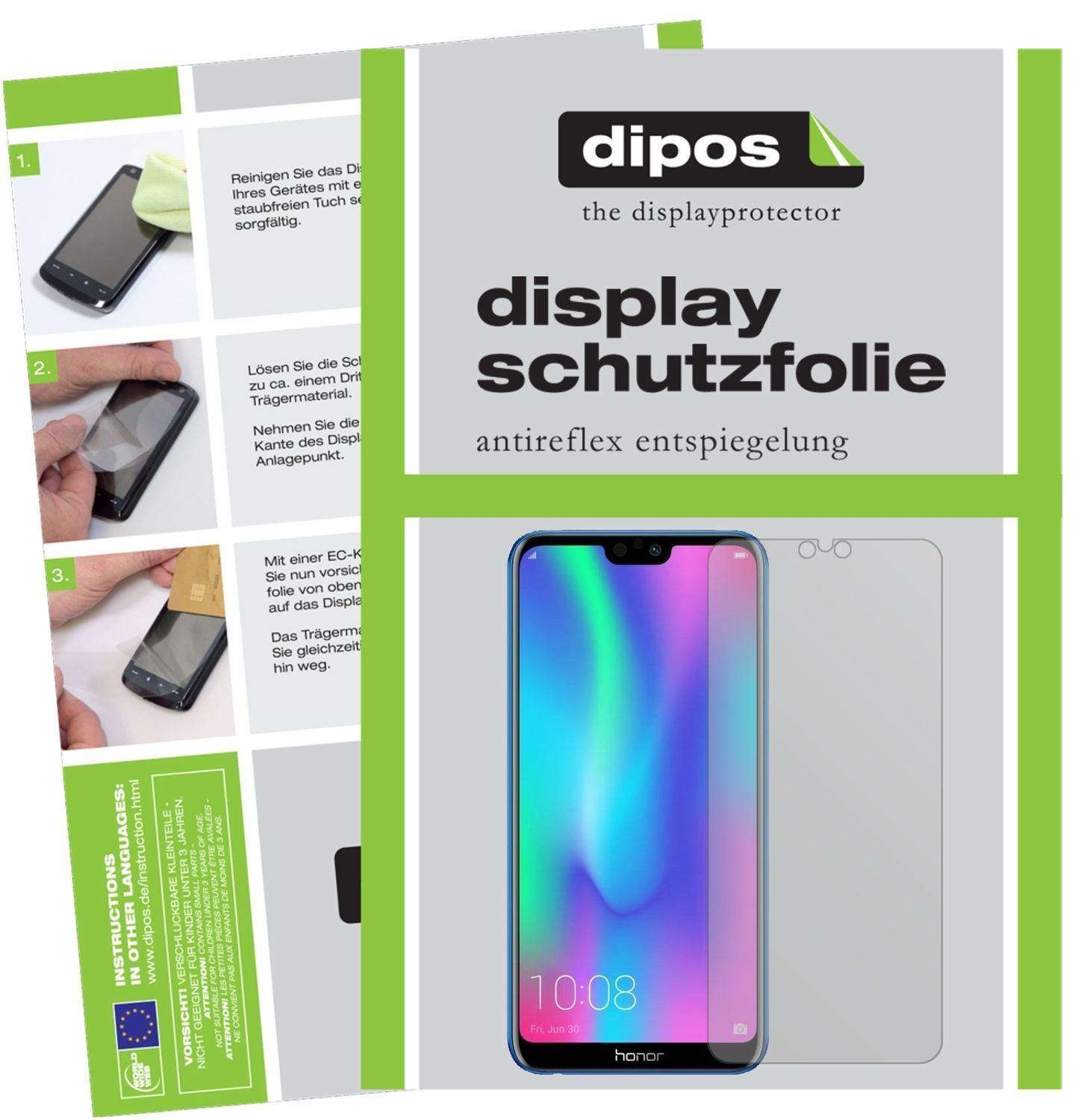 2x Schutzfolie matt für Honor 9N Display-Schutzfol (1)