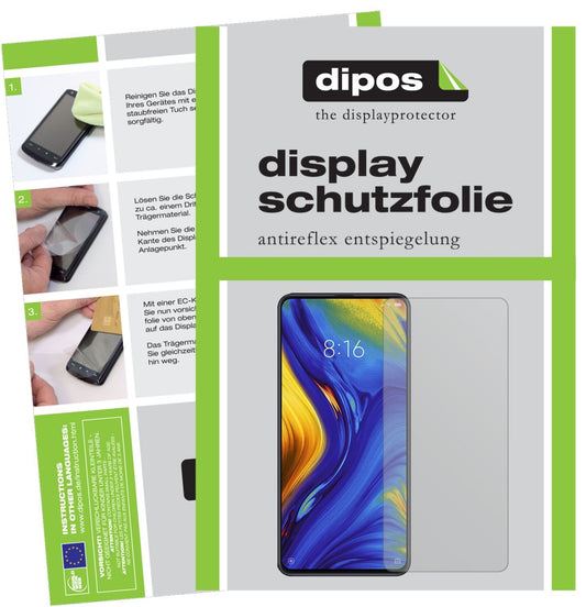 6x Schutzfolie matt für Xiaomi Mi Mix 3 Display-Sc (1)