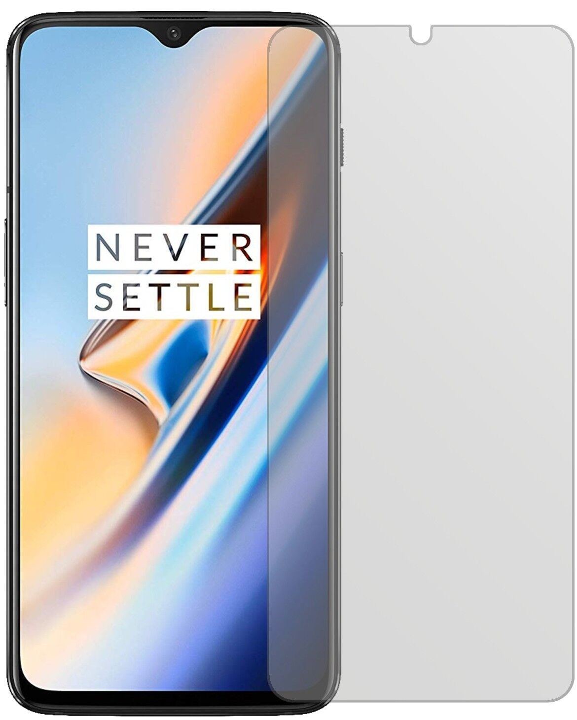 1x Schutzfolie matt für OnePlus 6T Display-Schutzf (1)