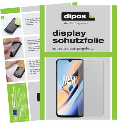 1x Schutzfolie matt für OnePlus 6T Display-Schutzf (2)