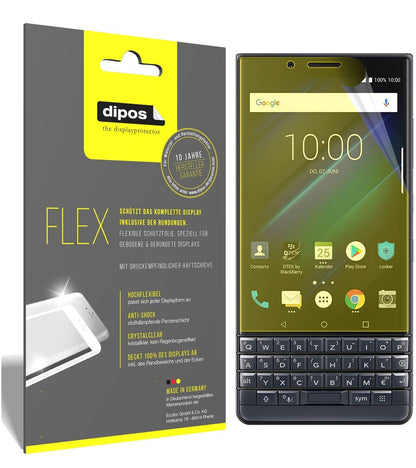 3x 3D Full Cover Schutzfolie für Blackberry Key 2  (1)
