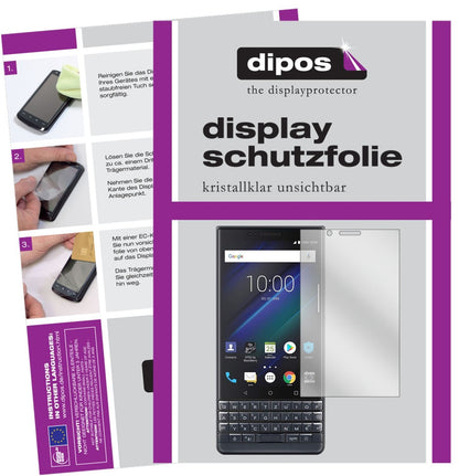 6x Schutzfolie klar für Blackberry Key 2 LE Displa (1)