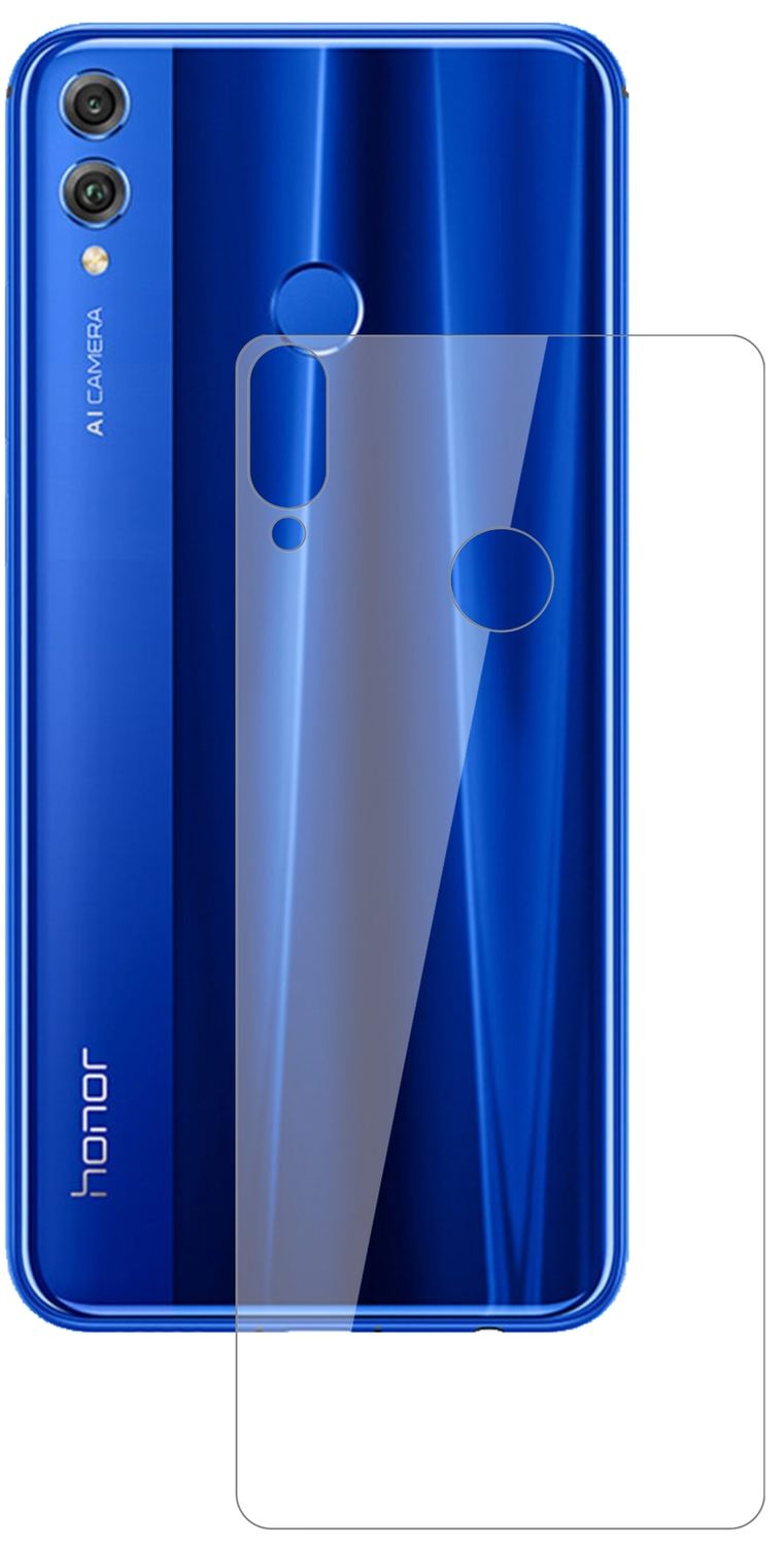 2x 9H Schutzfolie für Honor 8X Rückseite Panzerfol (2)