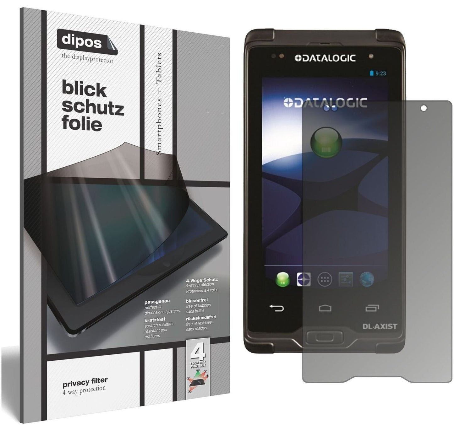 Blickschutzfolie für Datalogic Axist matt Schutzfo (2)