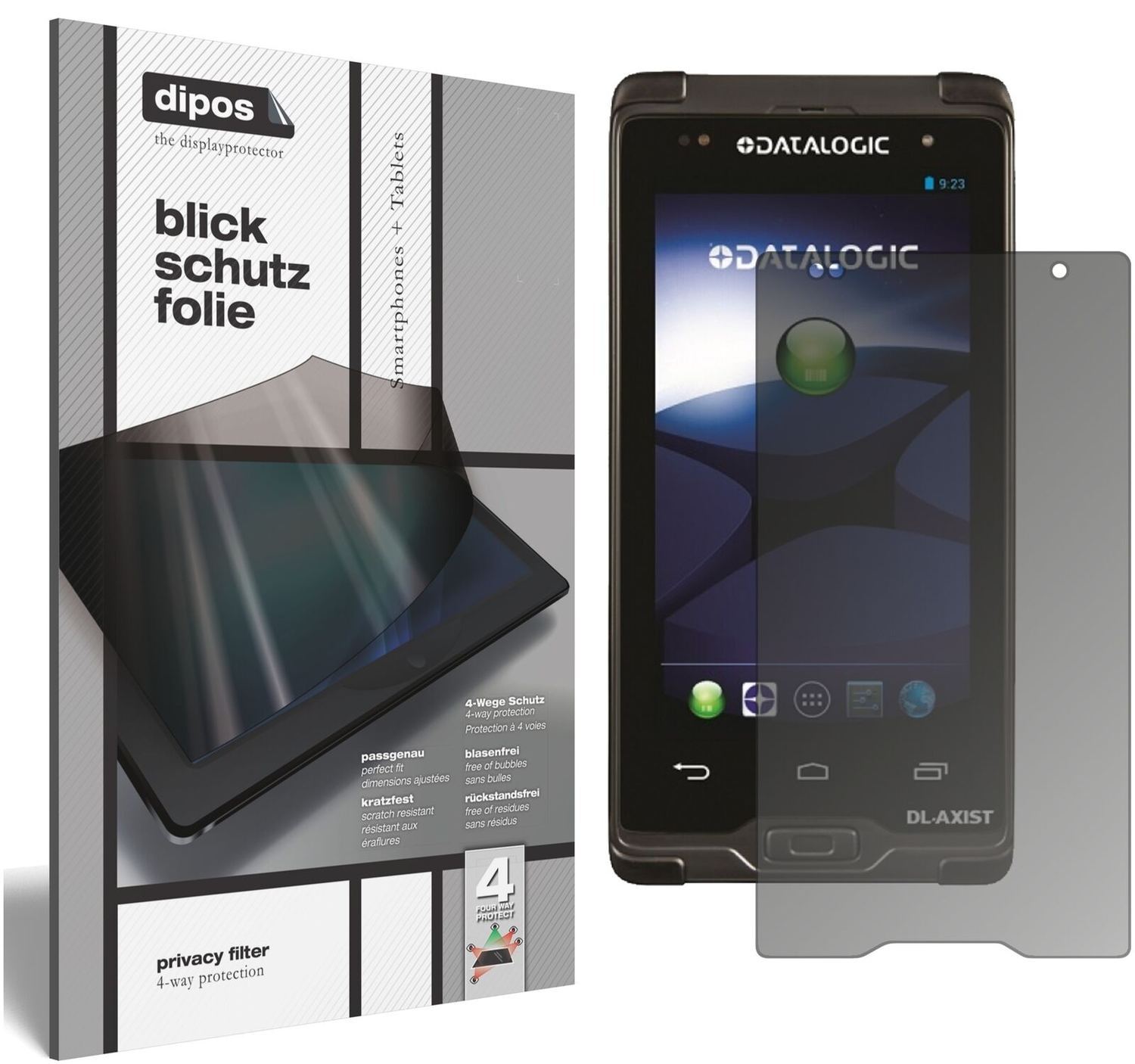 Blickschutzfolie für Datalogic Axist matt Schutzfo (2)