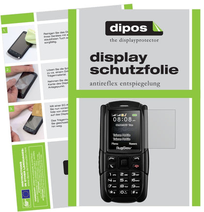 5x Schutzfolie matt für Ruggear RG129 (2018) Displ (2)
