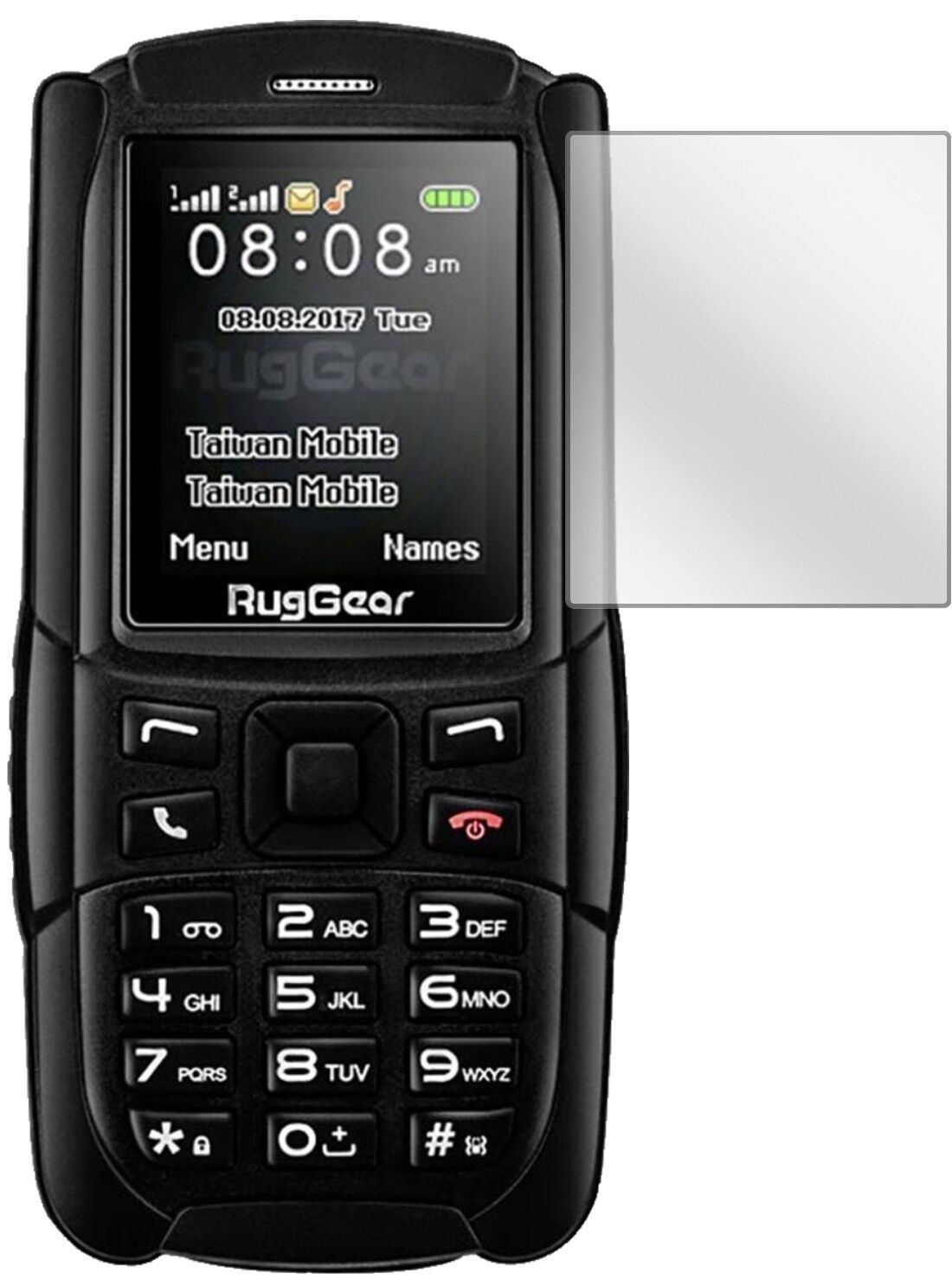 1x Schutzfolie klar für Ruggear RG129 (2018) Displ (5)