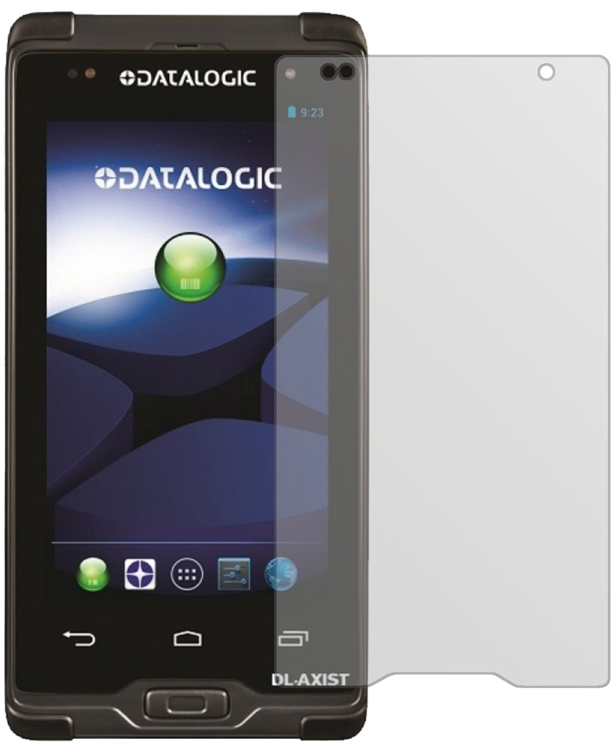 6x Schutzfolie matt für Datalogic Axist Display-Sc (2)