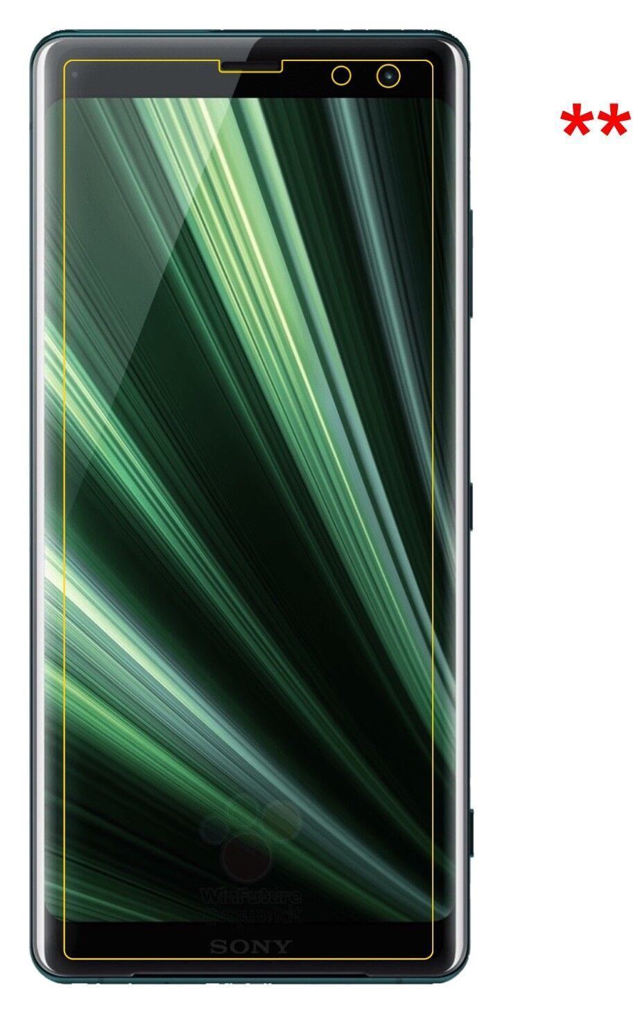 Blickschutzfolie für Sony Xperia XZ3 matt Schutzfo (5)