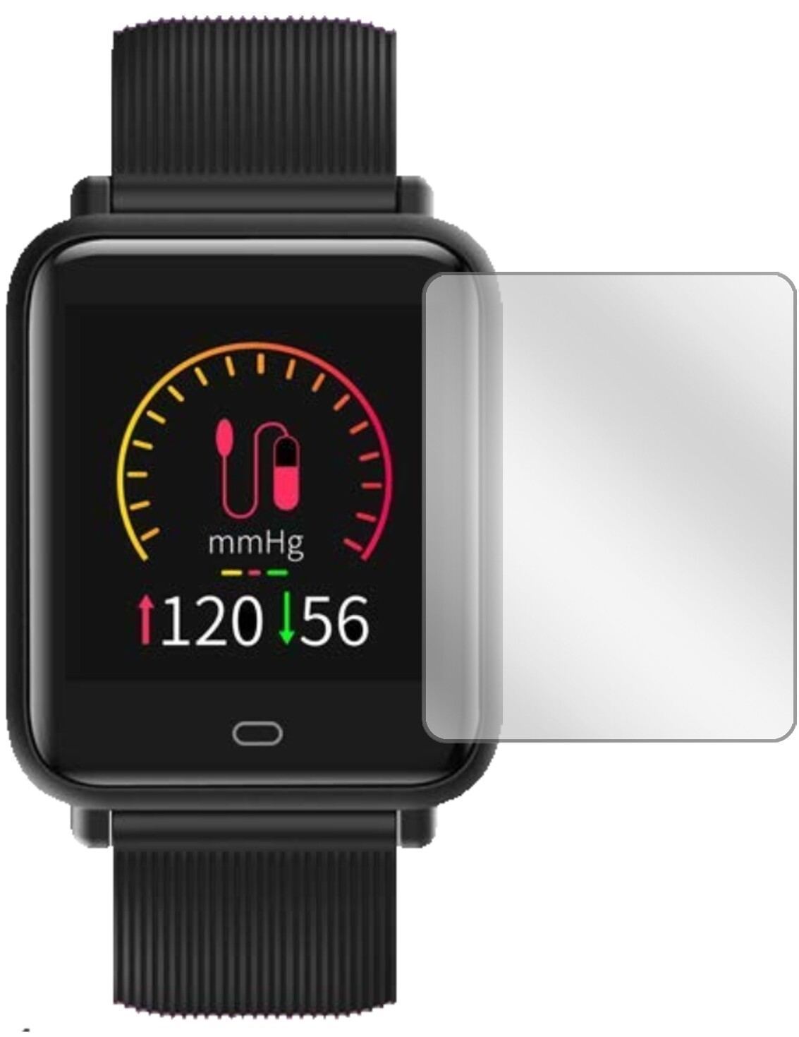 6x Schutzfolie klar für TagoBee TB08 Smartwatch Di (2)