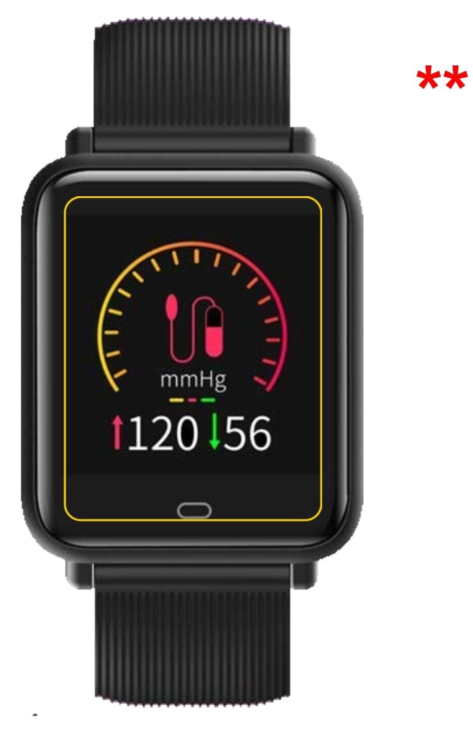 6x Schutzfolie klar für TagoBee TB08 Smartwatch Di (5)