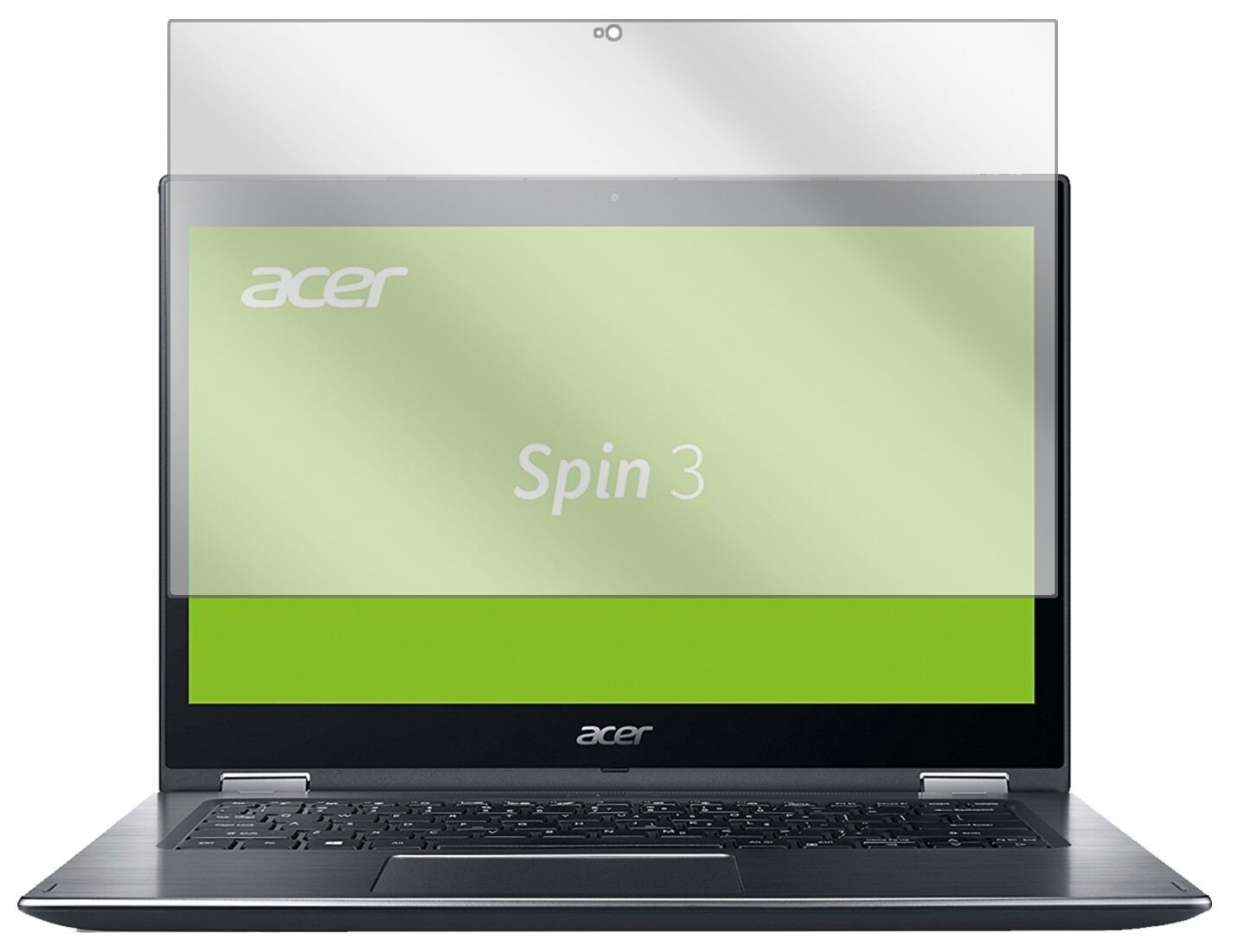 2x Schutzfolie klar für Acer Spin 3 SP314-51-39U1  (2)
