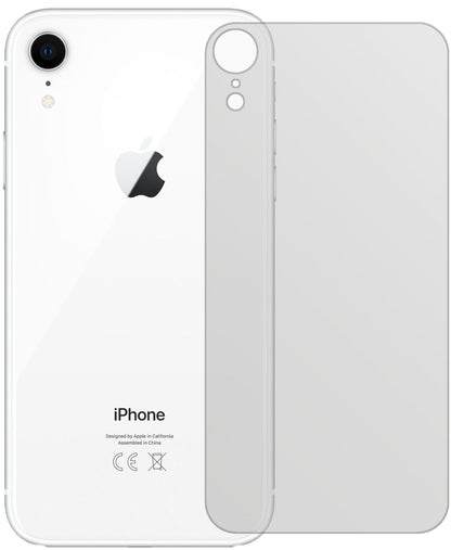 2x Schutzfolie matt für Apple iPhone XR Rückseite  (2)