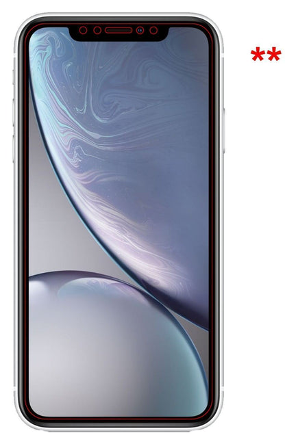 2x 9H Schutzfolie matt für Apple iPhone XR Panzerf (9)