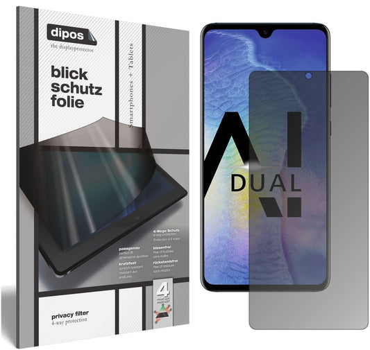 Blickschutzfolie für Huawei Mate 20 matt Schutzfol (1)