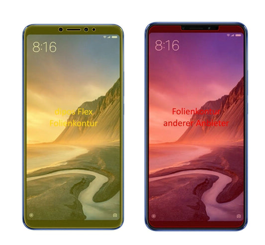 2x 3D Full Cover Schutzfolie für Xiaomi Mi Max 3 (1)